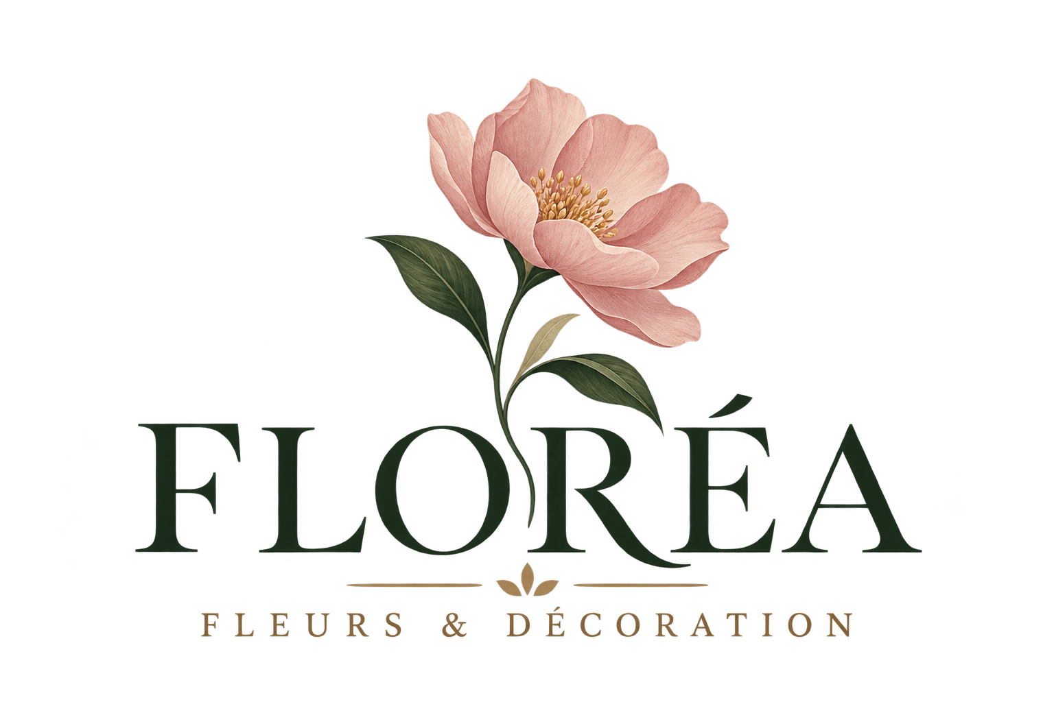 Logo de Floréa – Fleurs & Décoration